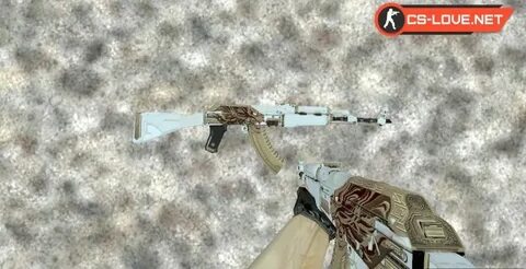 Скачать модель оружия HD AK-47 Light Of King для КС 1.6