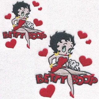 betty boop machine embroidery designs - Wonvo