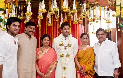 Allu Arjun Marriage Hungama Photos tweeted By Allu Shirish