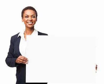 Black Person Holding Blank Sign - Сток картинки - iStock