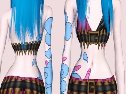 The Sims Resource - Jinx Tattoos by StupidFlanders