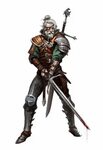 Male Human Fighter Mercenary - Pathfinder 2E PFRPG DND D&D 3