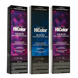 HiColor Violet & Black Shades Permanent Hair Color in 2020 (