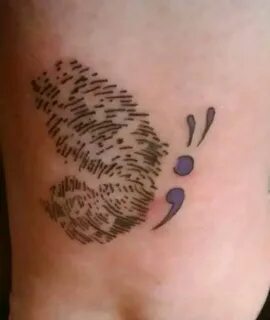 The Meaning Behind Semicolon Tattoos Finger tattoo designs, 