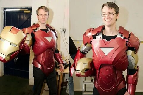 Iron Man Cosplay at UK Southampton's Makerspace Grand Openin