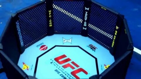 UFC octagon toy review - YouTube