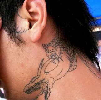 29 Pretty Dragon Neck Tattoos