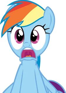 Shocked Rainbow Dash - My Little Pony Rainbow Dash Shocked -