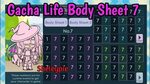 Gacha Life Body Sheet 7 + Shout Out! - YouTube