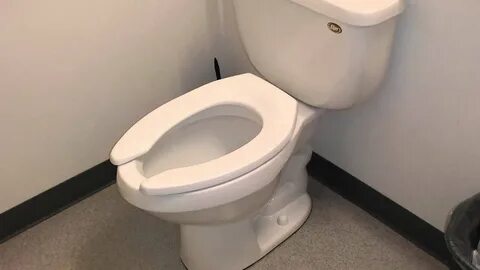Bathroom Tour: Eljer toilet at a Vet Office - YouTube