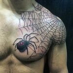 Spider Web Tattoo for Men (43 Unique Design Ideas)