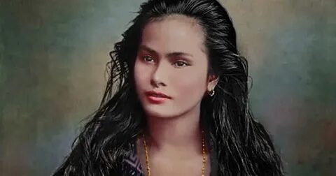 Colors for a Bygone Era: A vintage portrait of a Filipina me