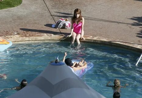 ANNA KENDRICK in Swimsuit on the Set of Mike and Dave Need W