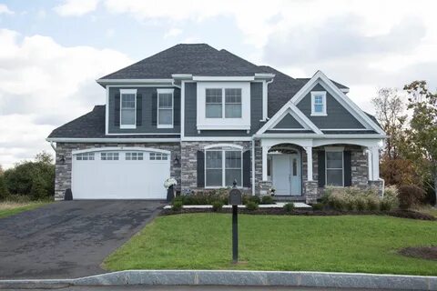 light grey house with black trim - Wonvo