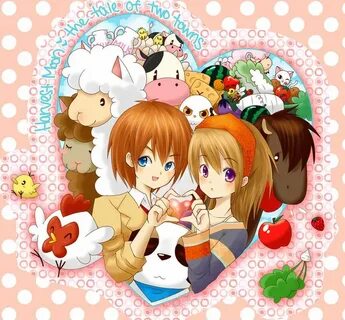 This so cute. Harvest moon, Harvest moon game, Anime
