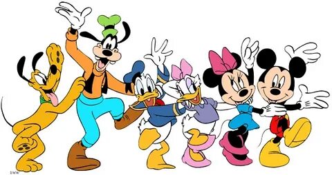 Library of mickey mouse and friends graphic free library png