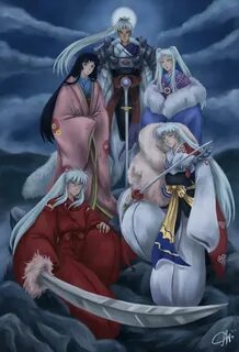 The Family of Inu Daiyoukai by josephinekazuki on DeviantArt