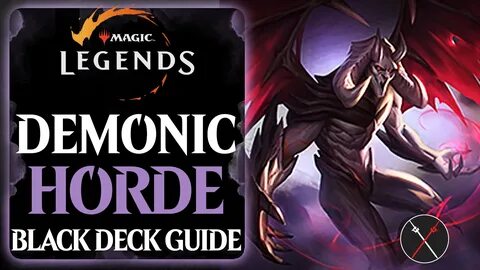 Magic Legends Builds: Demonic Horde (Black Creature Deck) Ne