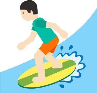 Open - Emoji Surfista Clipart - Full Size Clipart (#3208385)