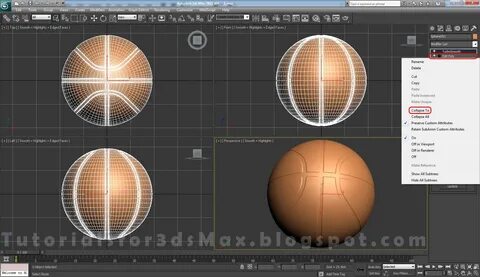 Basketball Ball - 3ds Max Texturing Tutorial Tutorials For 3ds Max.