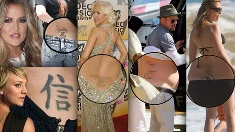 Celebrity Tramp Stamps! 27 Stars With Ink (Down There) Expla