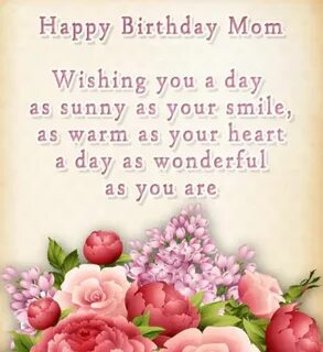 50 Short Birthday Wishes, Quotes & Messages for Mom from Dau