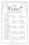 WHAT'S in Your PURSE Bridal Shower Game With Tiny Silver Ets