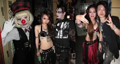 GOTH CLUBS IN TOKYO, JAPAN: GOTHIC BAR HEAVEN, DJ CHIHIRO, T