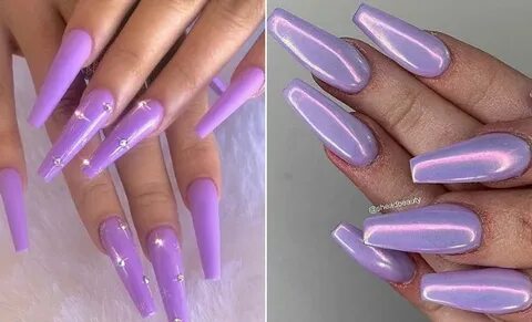 21 Lavender Coffin Nails That Are Perfect for Spring - Page 