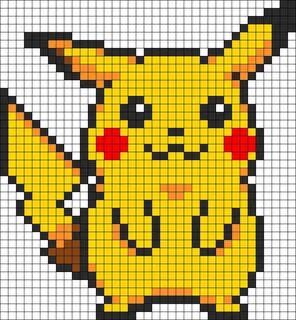 Pin em Hama Pikachu perler beads