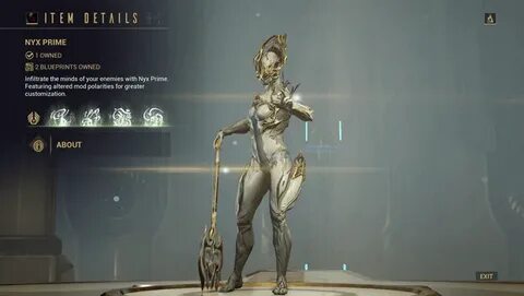 Nyx Prime Builds Guide - Warframe - Wargame-Rd