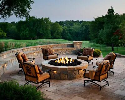 Outdoor Spaces Outdoor fire pit designs, Rustic fire pits, F