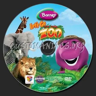 Barney: Let's Go to the Zoo dvd label - DVD Covers & Labels 