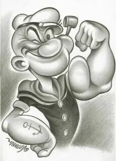 O marinheiro Popeye fiu fiu Disney drawings sketches, Cartoo