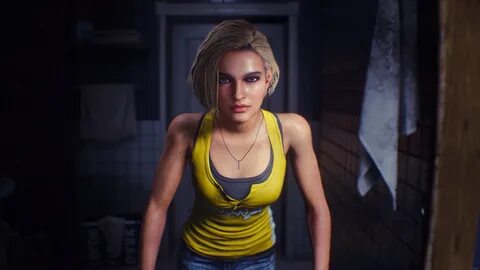 Сексуальная блондинка в обтягивающих джинсах: моддер сделал Джилл из Resident Ev