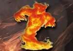 FIRE ELEMENTAL - 5e stats - ANGRY GOLEM GAMES