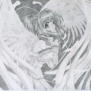 Angel Anime Boy Drawings In Pencil - HD Desktop Wallpapers f