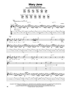 Alanis Morissette "Mary Jane" Sheet Music Download Printable