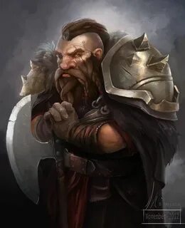 Fantasy dwarf, Dungeons and dragons characters, Concept art 