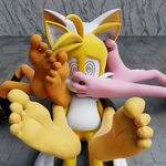 3D Tails' Foot Overload by FeetyMcFoot -- Fur Affinity dot n