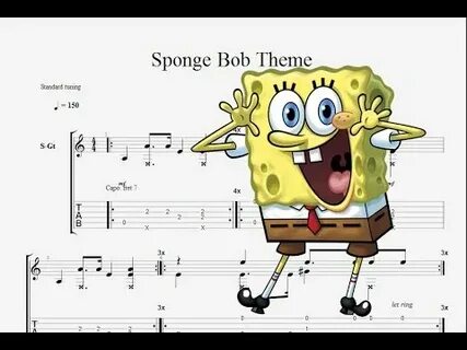 Sponge Bob theme Fingerstyle - YouTube