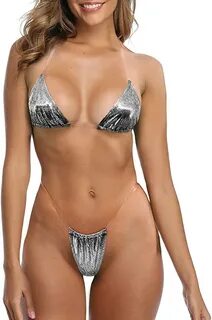 Amazon.co.uk: Silver - Swimwear / Women: Clothing