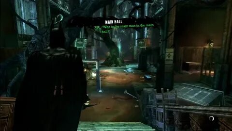 Batman: Arkham Asylum Arkham Mansion Zsasz's Hostage Situati