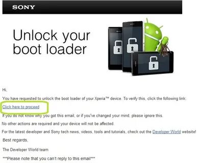 Разблокировка загрузчика Sony Xperia