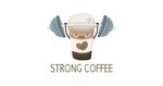 Strong Coffee - Pun - Tapestry TeePublic