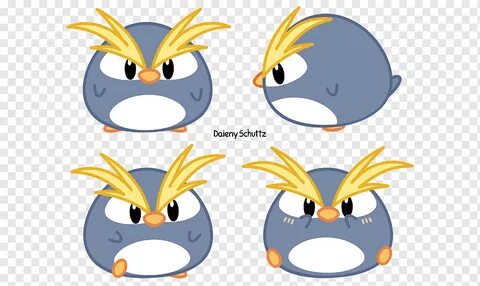 Macaroni penguin Menggambar Kartun, Penguin, hewan, chibi, W