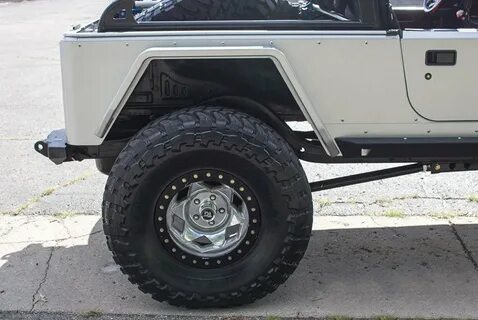 JcrOffroad ® - Jeep Wrangler 2005 Raw Rear Corner Armors