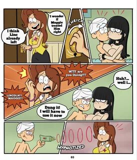 lincoln loud, luan loud, tagme, big breasts, hypnosis, kissing, maggie (the ...