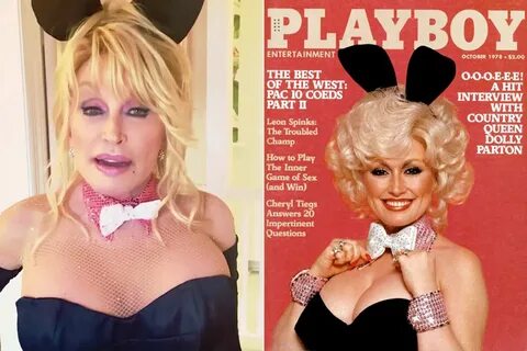 Dolly Parton recreated her iconic 1978 Playboy cover in a new photo shoot f...