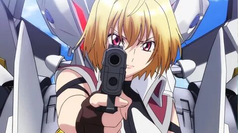 Anime Pointing Gun At Camera - Lejos Wallpaper